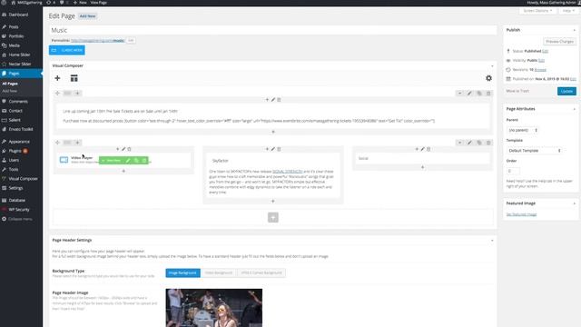 Using the visual composer in Salient смотреть онлайн