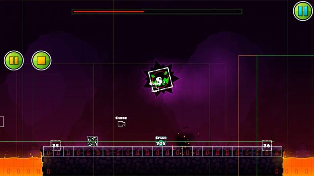 "The Cursed Thorn" in Editor Mode + Hitbox - Geometry Dash 2.2 смотреть онлайн