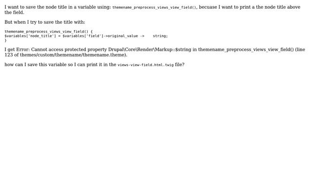 Drupal: node title preprocess_views_view_field(); смотреть онлайн
