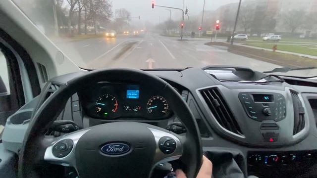 2019 Ford Transit 2.0 L Tdci Van Morning Cold Start and POV Test Drive смотреть онлайн