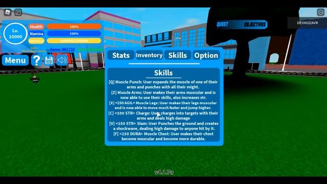 ОБЗОР НА МУСКУЛЫ/Muscle Augmentation В Boku No Roblox: Remastered/Боку но роблокс смотреть онлайн