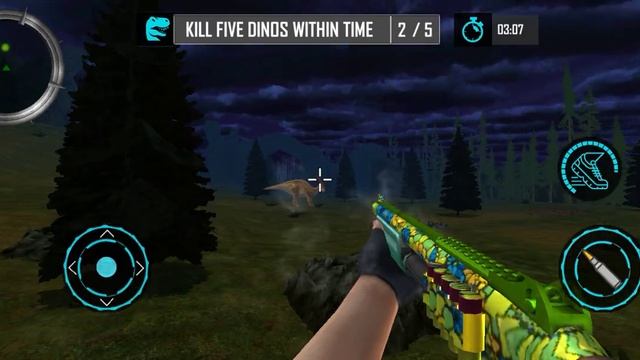 Best Dino Games Real Dino Hunter Adventure Mode p07 - Android Gameplay | Jura Hunt 3D смотреть онлайн
