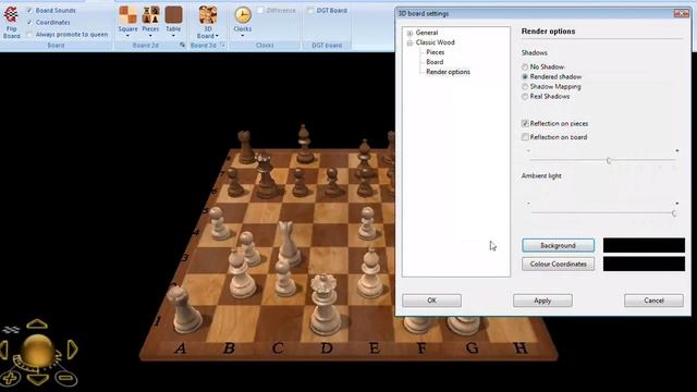 Fritz12 - adjusting 3D board options смотреть онлайн