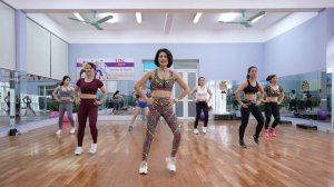 45 Mins Aerobic Workout to Reduce Belly Fat - Best Exercises to Burn Lots of Calories | Eva Fitness