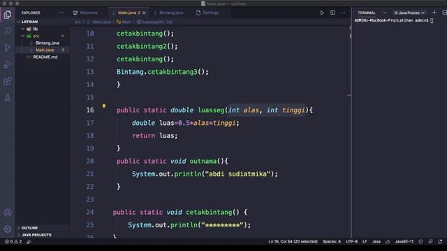 Belajar Java- Pertemuan 6 dan 7 смотреть онлайн