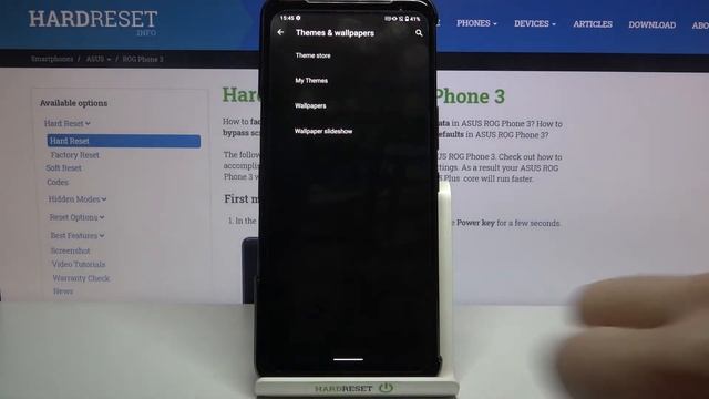 How to Change Wallpaper in ASUS ROG Phone 3 – Refresh Home & Lock Screen смотреть онлайн
