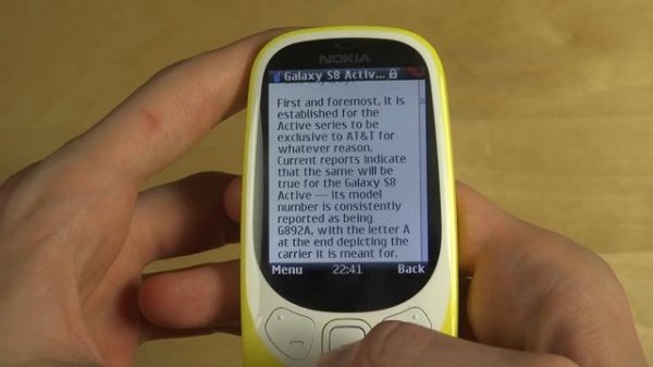 Nokia 3310 2017 - Internet Browser Review!
