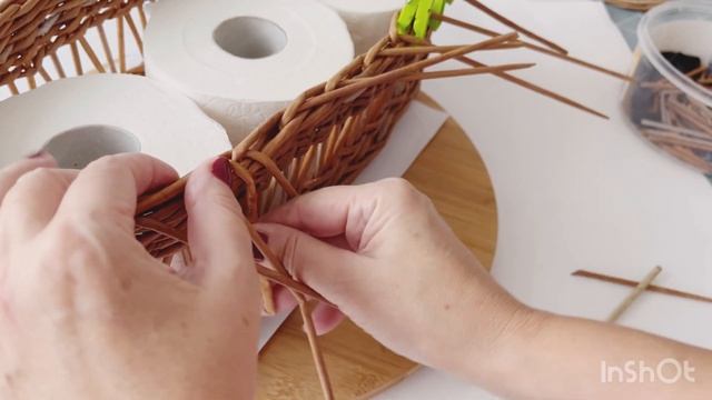 Легкая загибка. Плетение из бумаги. Flechten Aus Papier. Leichtes Finisch. .#tutorial #handmade #di