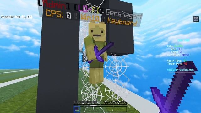 BEST BOXING SERVER - Motion Practice Minecraft Bedrock 1.19.62 PvP Server смотреть онлайн