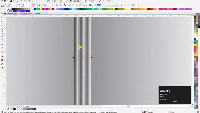 3D Wall Background Design Coreldraw Tutorial 2021 смотреть онлайн