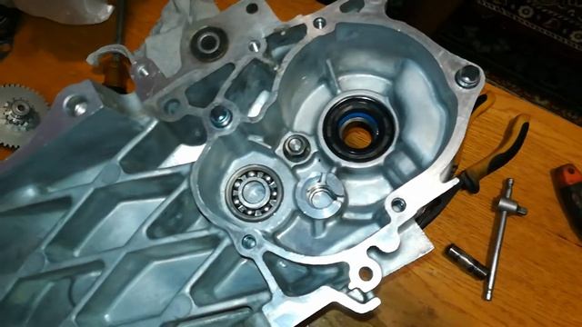 Сборка редуктора Honda af34e GBLK смотреть онлайн