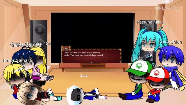 Fandoms and OCS react to Mario the music box arc (part 1) смотреть онлайн