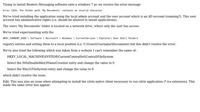 Installing messaging software displays error 1324 invalid character смотреть онлайн
