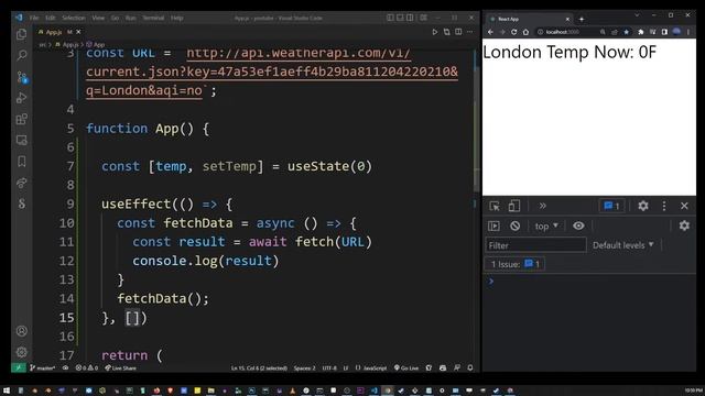 How To Make API Call In React using useEffect() Hook With Fetch API and async / await смотреть онлайн