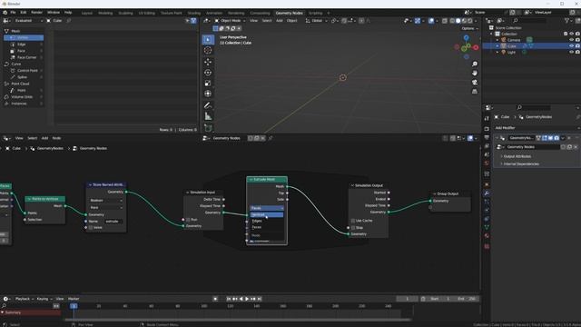 Geometry Simulation Nodes: Particle Trails / Blender Tutorial смотреть онлайн