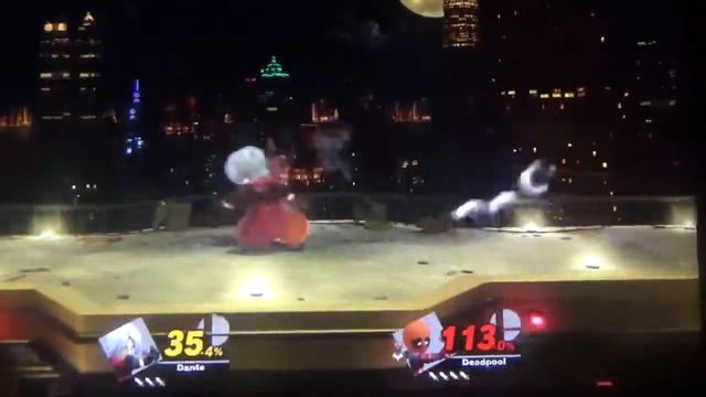 Mii Fighter Battle: Dante (DMC) vs Deadpool (Marvel) смотреть онлайн
