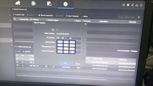 How to Change IP address of Hikvision IP camera via Hikvision NVR without Laptop /PC.. смотреть онлайн