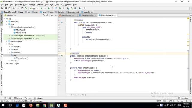 Sử dụng Messenger gửi Message tương tác với Bound Service trong Android - [Service Part 9] смотреть онлайн