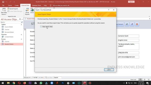 How to Export Data from Access to Excel in Tamil смотреть онлайн
