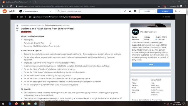 Call Of Duty Modern Warfare DEV ERROR 6165,6065 Troubleshoot/Fix [Tutorial] смотреть онлайн