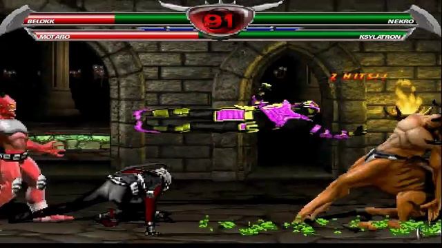 Mortal Kombat Chaotic gameplay #8 - Nekro & Ksylatron смотреть онлайн