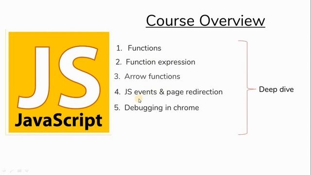 Javascript course: Course Overview смотреть онлайн