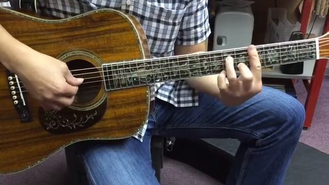 AA-08 Byron All Solid AAAA Koa Wood Dreadnought Guitar Handmade By 8soundsmusic #acousticguitar