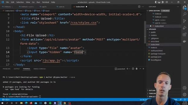 Part 1: Uploading Files with Multer and Express [Intermediate Tutorial] смотреть онлайн