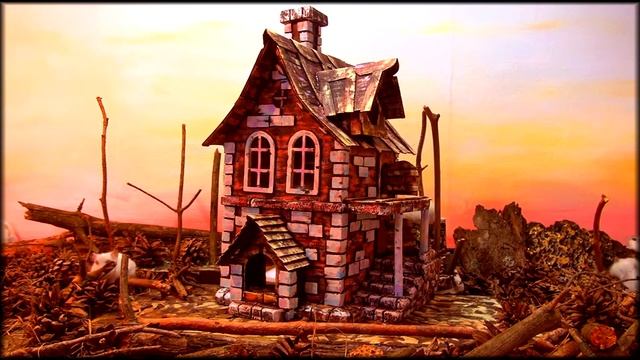 Сказочный домик из картона для хомяков |DIY смотреть онлайн