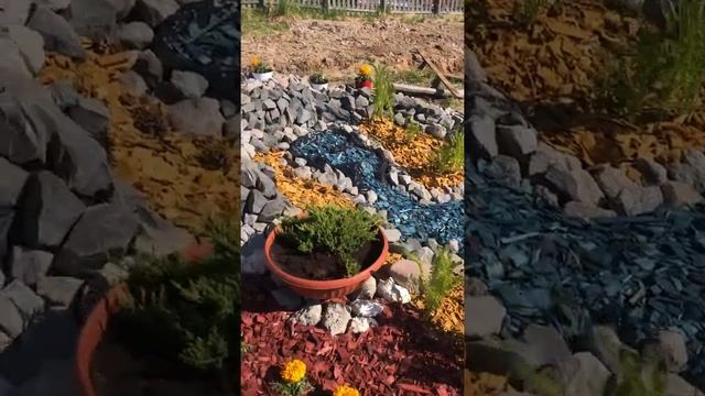 Клумба-АЛЬПИЙСКАЯ ГОРКА своими руками за 1 день. смотреть онлайн