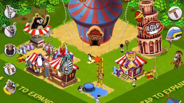 Madagascar:Join the Circus! - Gameplay (ios, ipad) (ENG) смотреть онлайн