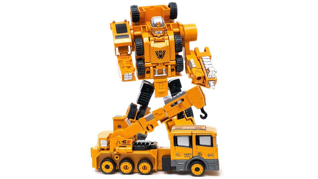 Разборка - сборка BAZUMI / Робот трансформер "кран" смотреть онлайн