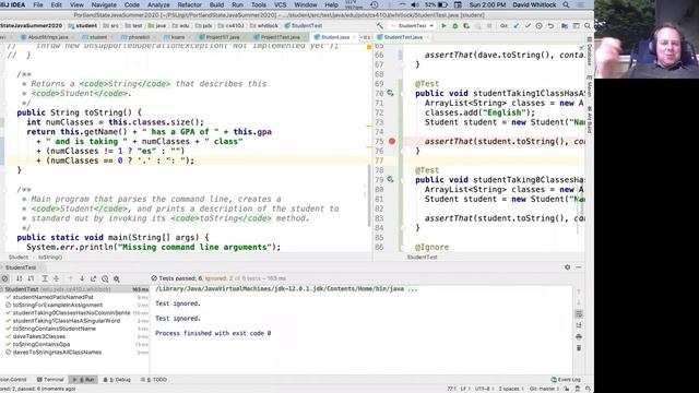 Java@PSU Summer 2020, Week 1 Bonus TDD смотреть онлайн