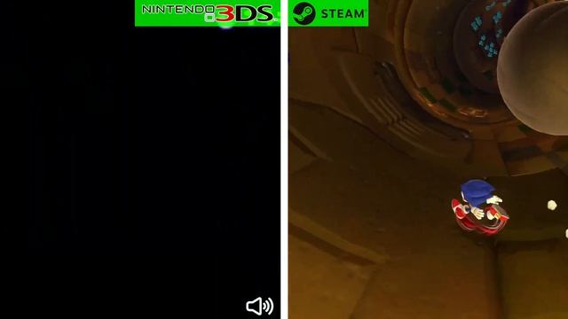 Sonic Lost World - 3DS Vs. WiiU/PC | Side By Side