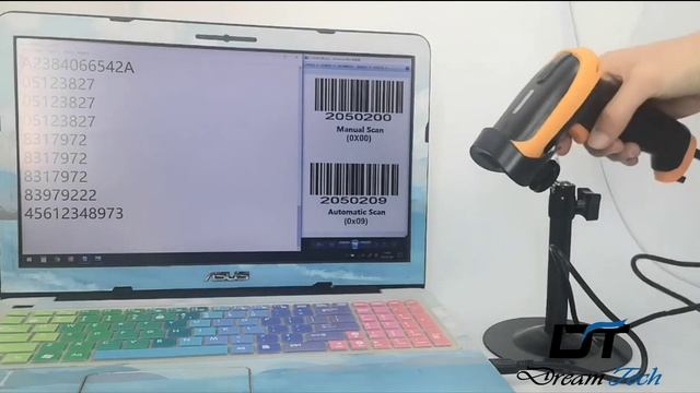Bluetooth Automatic Scan Handheld 1D/2D QR Code Reader смотреть онлайн