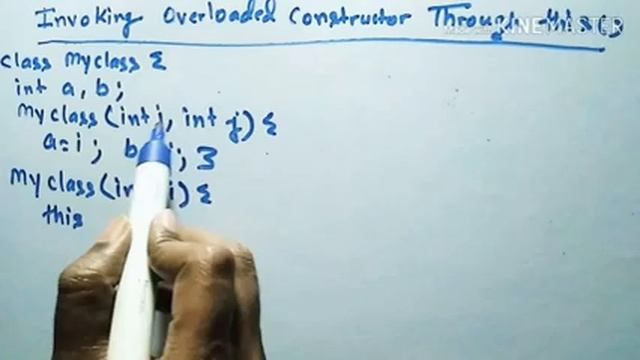 Invoking overload constructor through this() смотреть онлайн