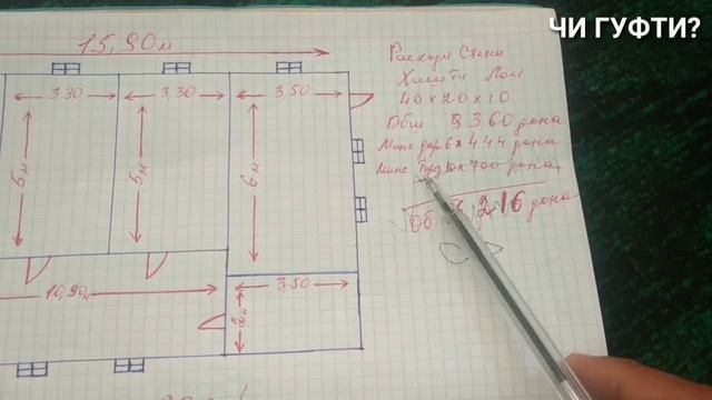 2 Проект Дома | Чертёж и Расход | Стройка в Таджикистане смотреть онлайн