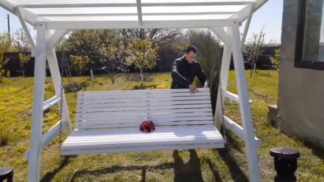 Деревянная садовая/дачная качель-гамак "Трансформер" (Обзор) смотреть онлайн