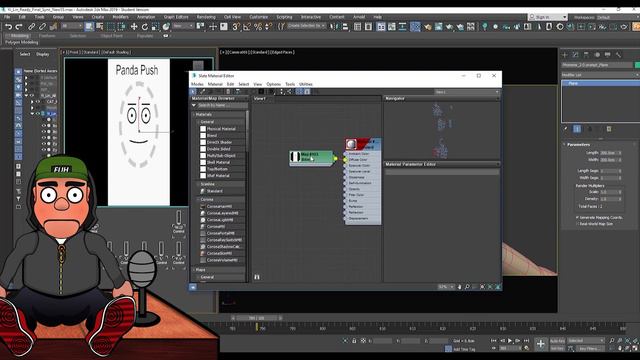 Keyframe Lip Sync in 3DS Max w/ 2D dialogue guide exported from CC Character Animator using audio : смотреть онлайн
