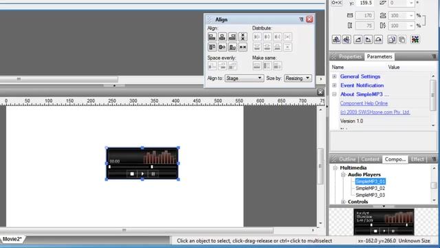 Swish Max 4 Tutorial - Simple MP 3 Player смотреть онлайн