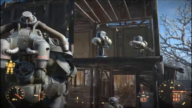 Fallout 4 Power Armor Jetpack смотреть онлайн
