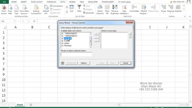 62. MS Query in Excel 2013 Part 4 Urdu Tutorials by Irfan Bakaly смотреть онлайн