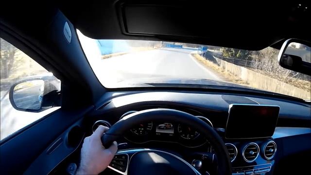 Mercedes-AMG C 43 4Matic combi (2016) - POV drive, on board, engine sound смотреть онлайн