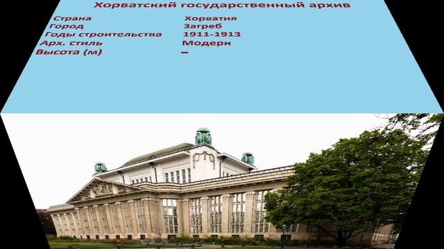 Хорватский государственный архив (Загреб) смотреть онлайн