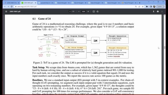 Tree of Thoughts: Deliberate Problem Solving with Large Language Models - Let Your LLMs Play Games! смотреть онлайн