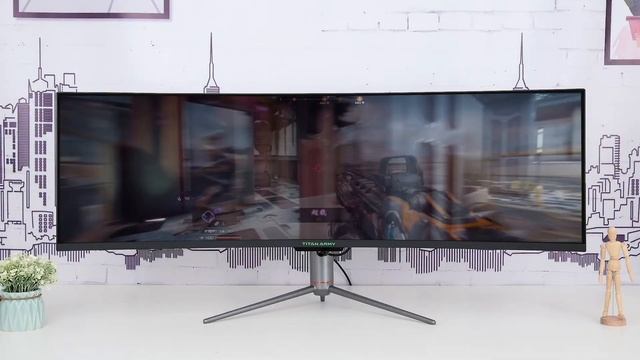 TITAN ARMY 49" Curved 144Hz Gaming Monitor (C49SH) смотреть онлайн