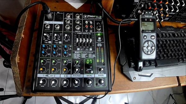 REVIEW LENGKAP MIXER MACKIE ProFX4 v2 - MINI MIXER MURAH TERBAIK LOW NOISE