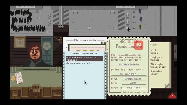 Paper, Please - Gameplay FR - 1080p/60fps [Run #2] (06/10) смотреть онлайн