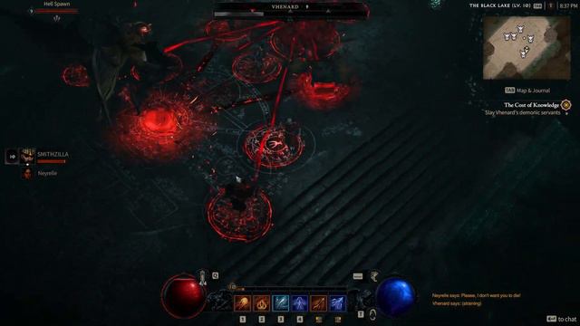 Vhenard Boss Fight In Diablo 4 (NO COMMENTARY) #diabloiv #gaming смотреть онлайн
