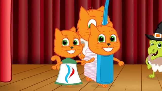 Cats Family In English - Astronaut Vs Supercat Cartoon For Kids